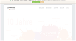 Desktop Screenshot of gold-united.de