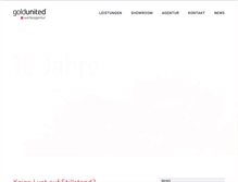 Tablet Screenshot of gold-united.de